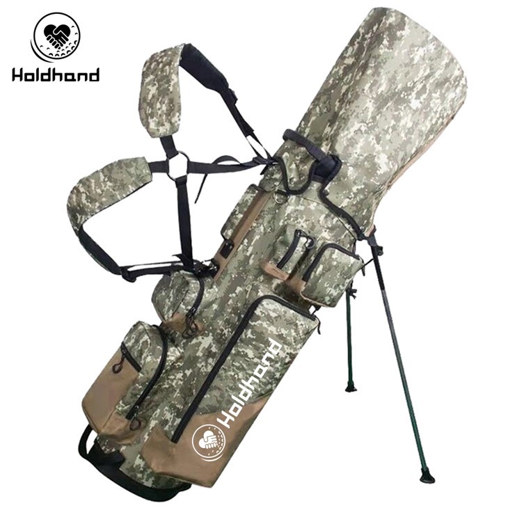 Двойна регулируема каишка, 14-посочна търговия на едро с персонализиран дизайн Чанти за голф Чанти за стойка за голф от фабрика