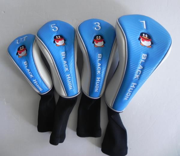 Sky Blue PU хибриден голф клуб обхваща комплект