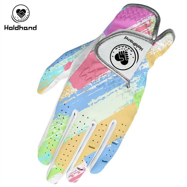 European Style Design Manufacturer Ladies & Mans Golf Gloves Custom Color PU Synthetic Leather