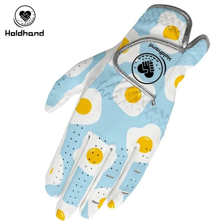 Golf PU Gloves With Frangeria Printing Pattern