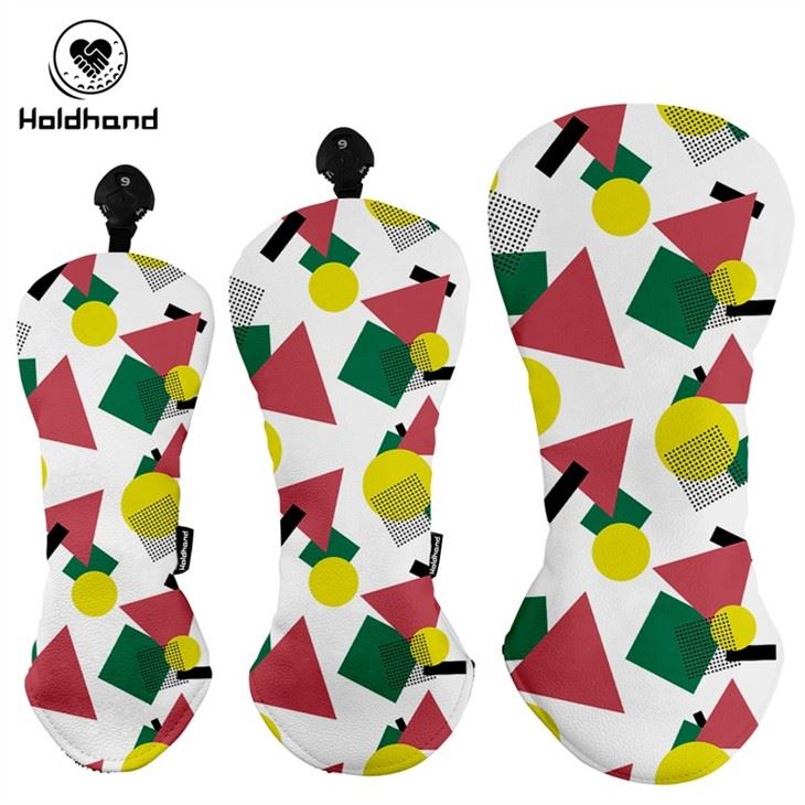 Hot Sales Water-proof PU Leather Driver Wood Fairway Hybrid Headcovers Custom Logo